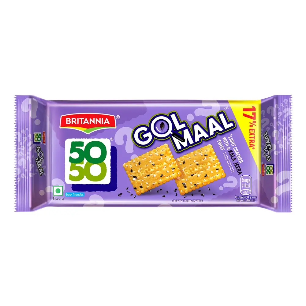 Golmaal Britannia 50 50 Biscuit